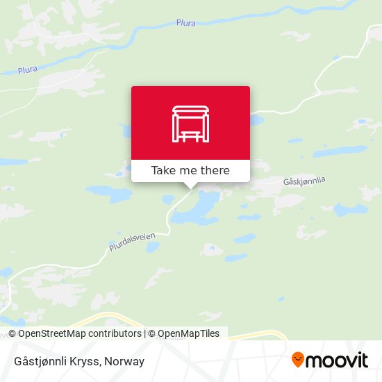 Gåstjønnli Kryss map