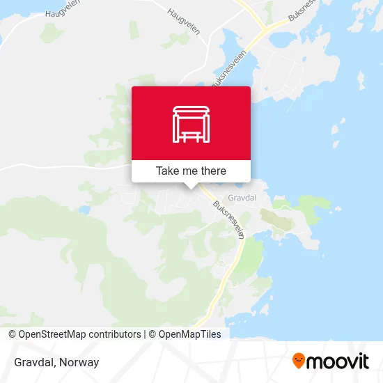 Gravdal map