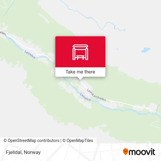 Fjelldal map