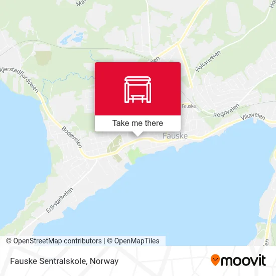 Fauske Sentralskole map