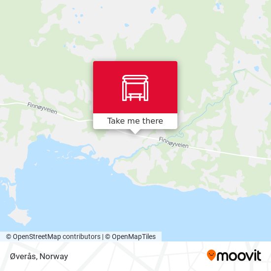 Øverås map