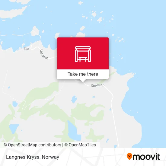Langnes Kryss map