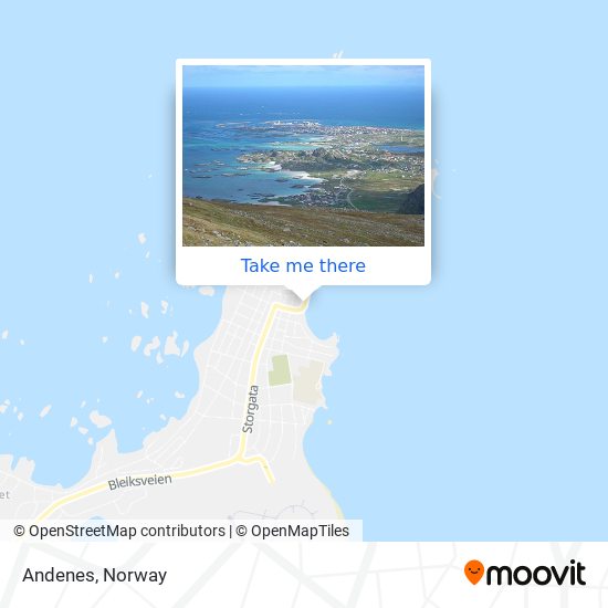 Andenes map