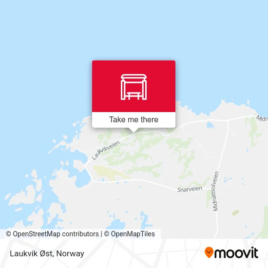 Laukvik Øst map