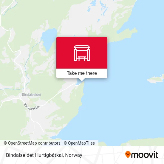 Bindalseidet Hurtigbåtkai map