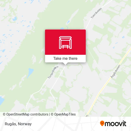 Rugås map