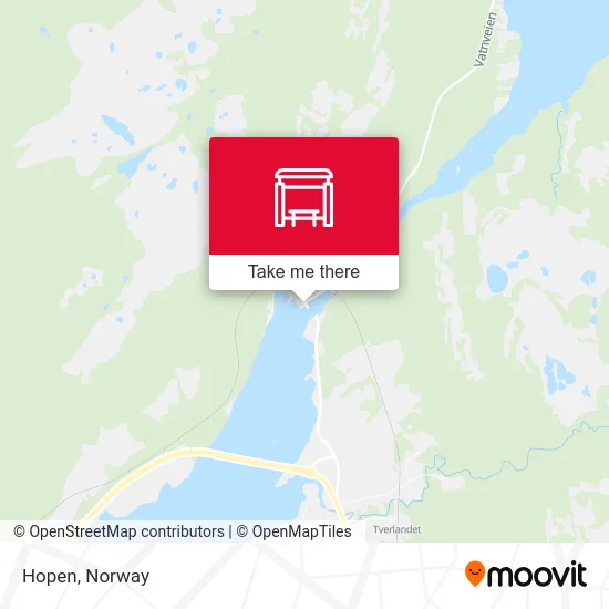 Hopen map