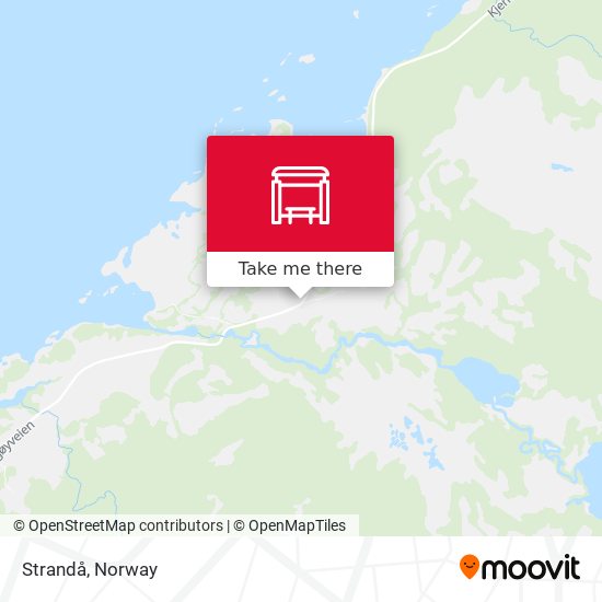 Strandå map