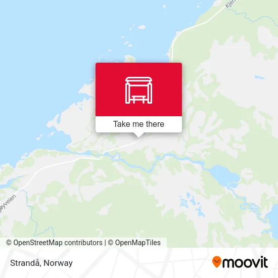 Strandå map