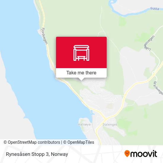 Rynesåsen Stopp 3 map