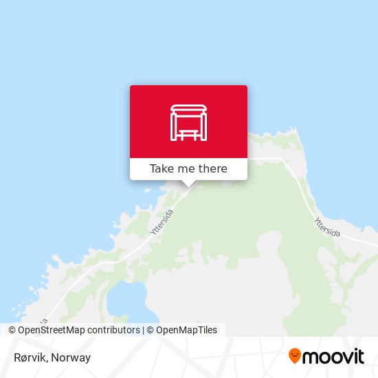 Rørvik map