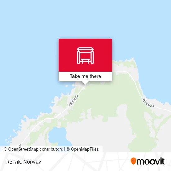 Rørvik map
