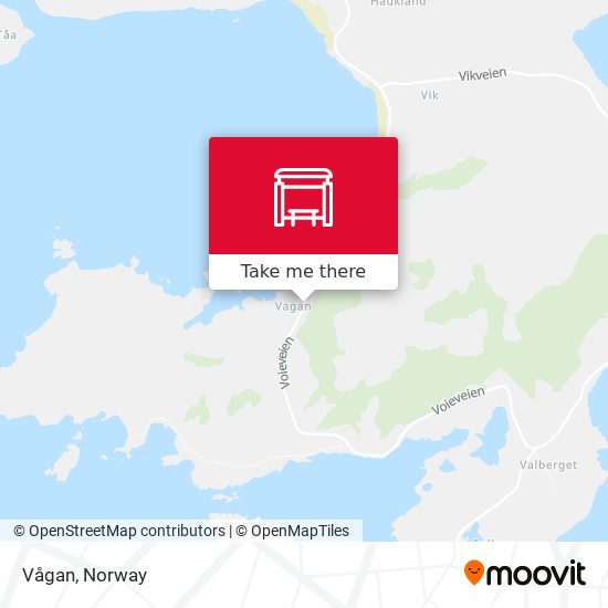 Vågan map