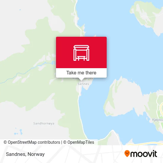 Sandnes map