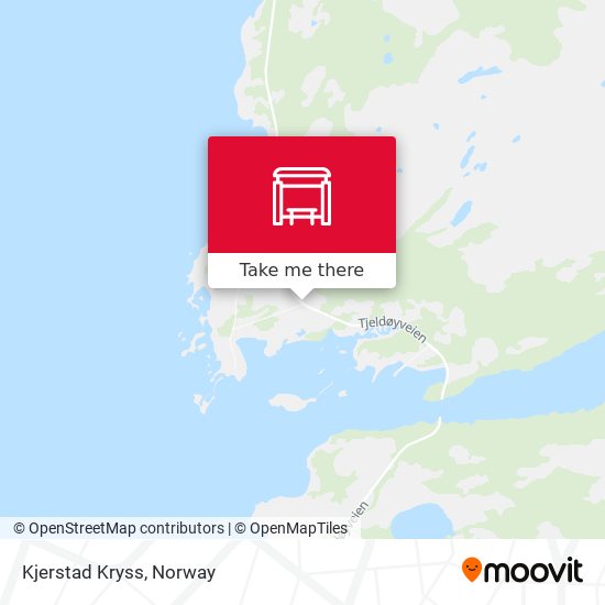 Kjerstad Kryss map