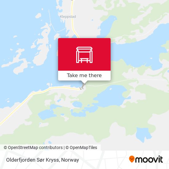 Olderfjorden Sør Kryss map