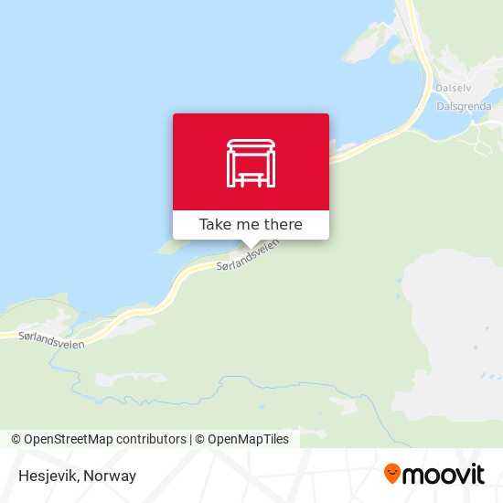 Hesjevik map