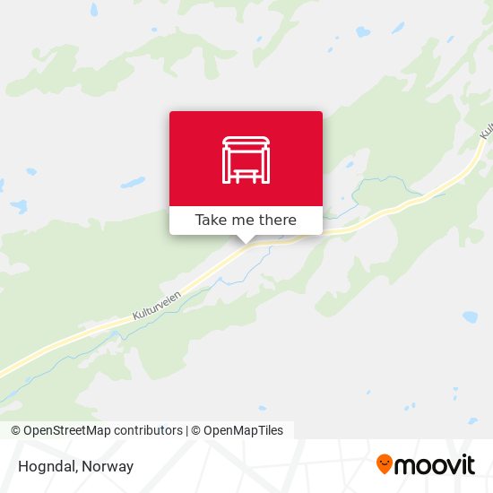 Hogndal map