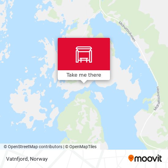 Vatnfjord map