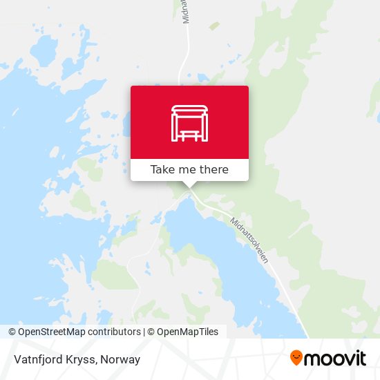 Vatnfjord Kryss map