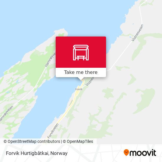 Forvik Hurtigbåtkai map