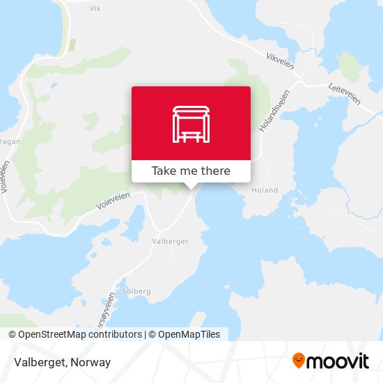 Valberget map