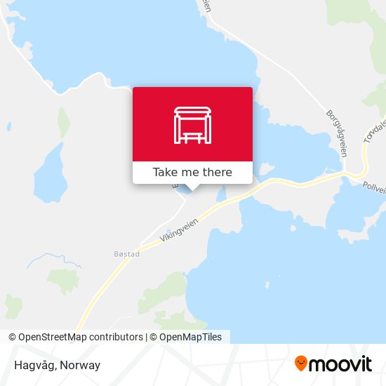 Hagvåg map