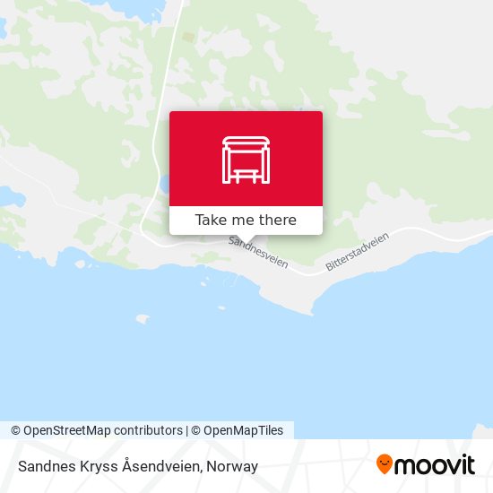 Sandnes Kryss Åsendveien map