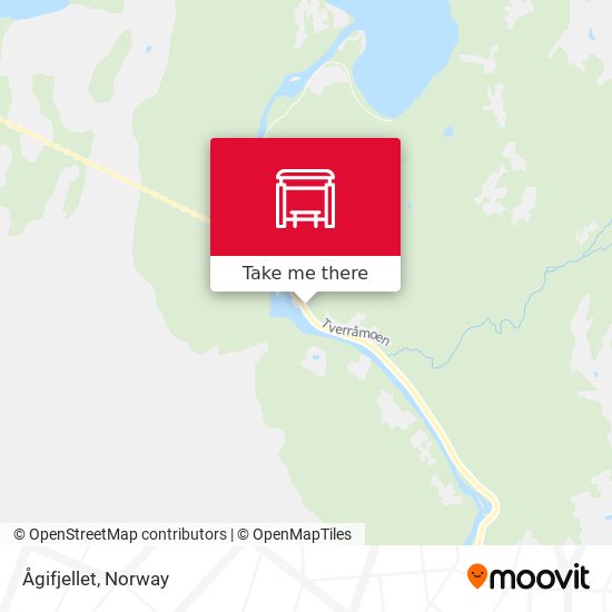 Ågifjellet map