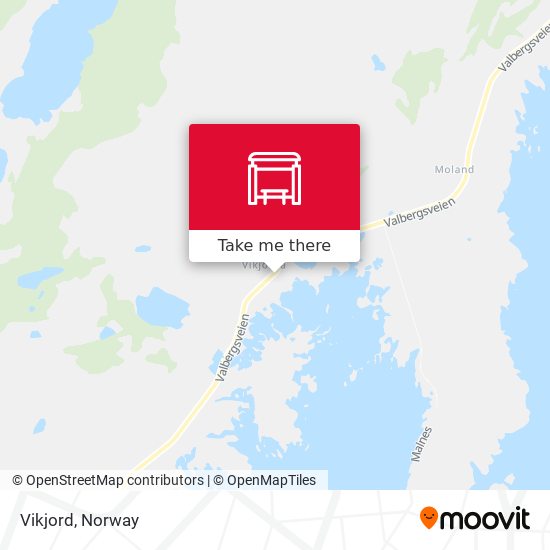 Vikjord map