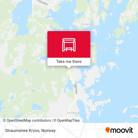 Straumsnes Kryss map