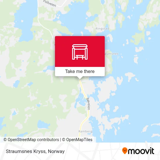 Straumsnes Kryss map