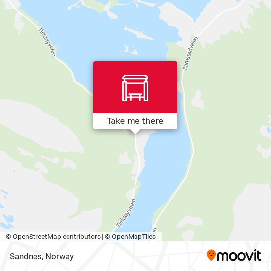 Sandnes map