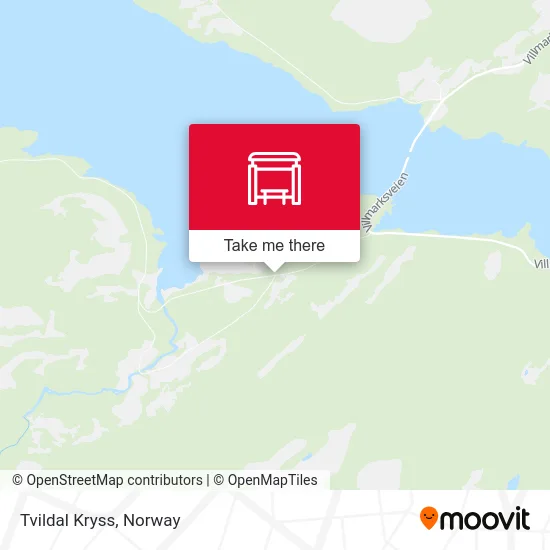 Tvildal Kryss map