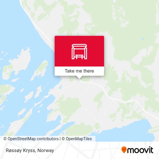 Røssøy Kryss map