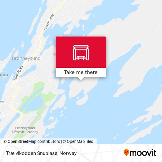 Trælvikodden Snuplass map