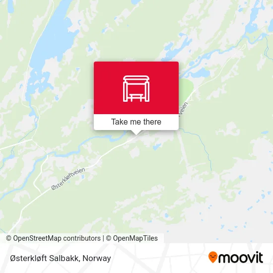 Østerkløft Salbakk map