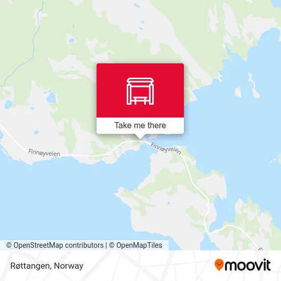 Røttangen map