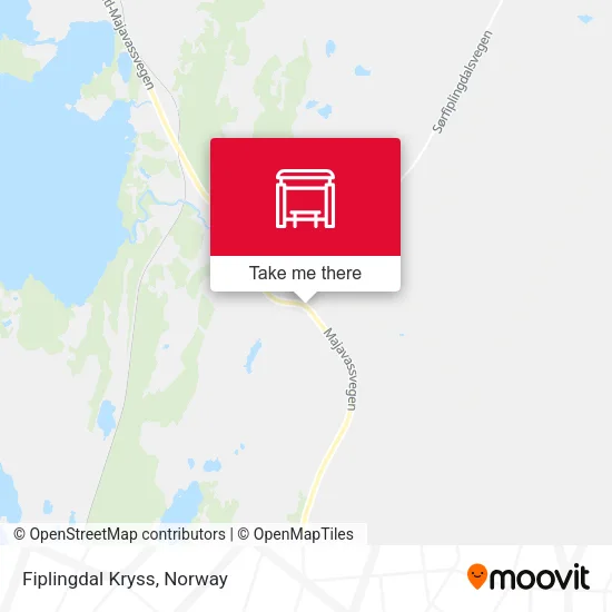 Fiplingdal Kryss map