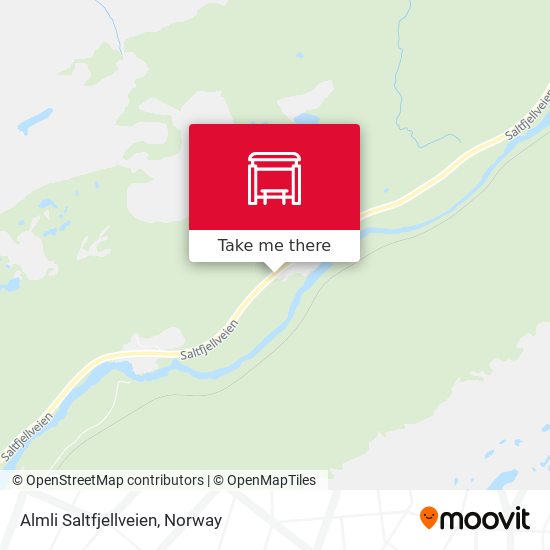 Almli Saltfjellveien map