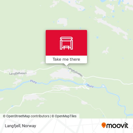 Langfjell map