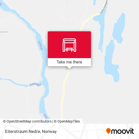 Eiterstraum Nedre map