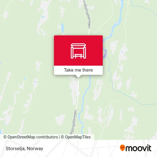 Storselja map