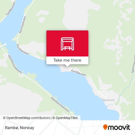 Rambø map