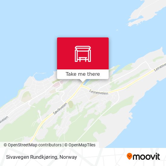 Sivavegen Rundkjøring map
