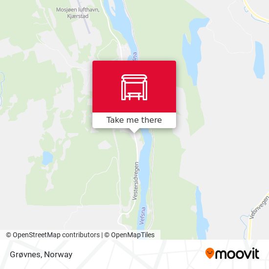 Grøvnes map