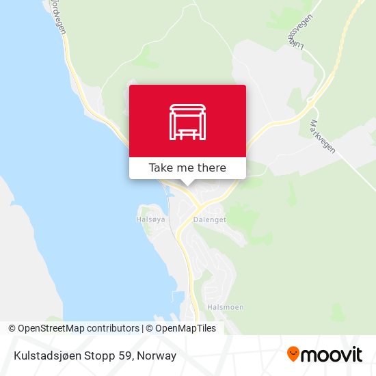 Kulstadsjøen Stopp 59 map
