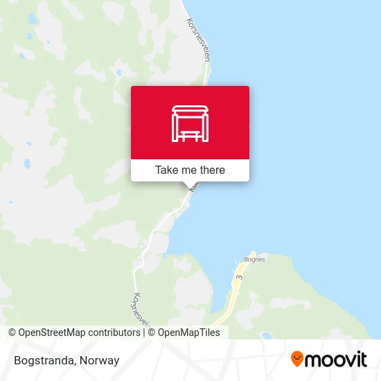 Bogstranda map