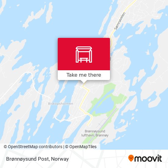 Brønnøysund Post map