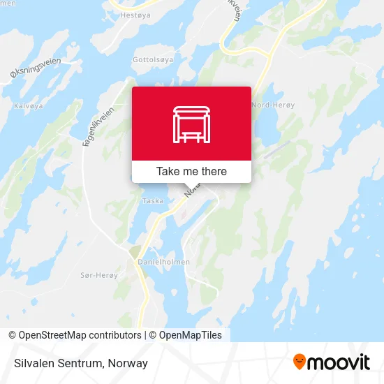 Silvalen Sentrum map